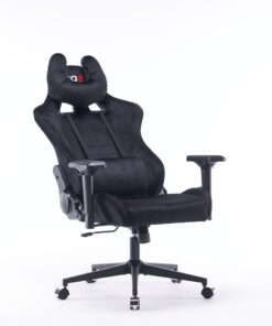Кресло игровое с подголовником AGE M-906 Черный Велюр - age.kz (10)