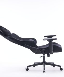 Кресло игровое с подголовником AGE M-906 Черный Велюр - age.kz (12)