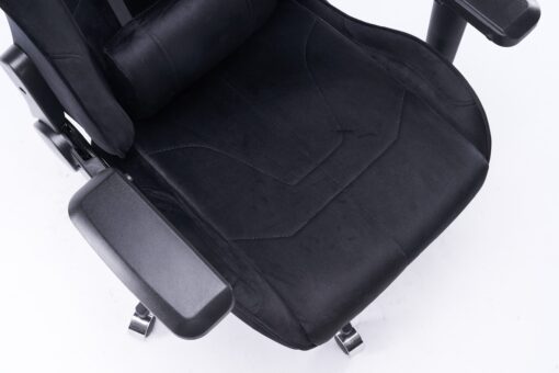 Кресло игровое с подголовником AGE M-906 Черный Велюр - age.kz (18)