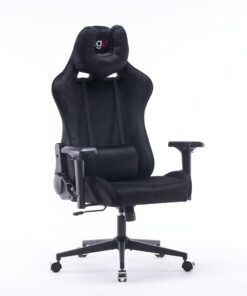Кресло игровое с подголовником AGE M-906 Черный Велюр - age.kz (2)