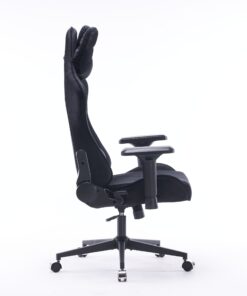 Кресло игровое с подголовником AGE M-906 Черный Велюр - age.kz (4)