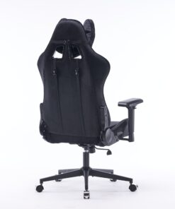 Кресло игровое с подголовником AGE M-906 Черный Велюр - age.kz (5)
