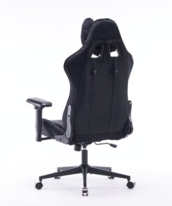Кресло игровое с подголовником AGE M-906 Черный Велюр - age.kz (7)