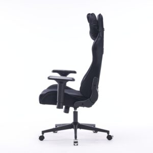 Кресло игровое с подголовником AGE M-906 Черный Велюр - age.kz (8)