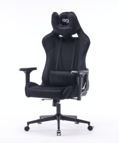 Кресло игровое с подголовником AGE M-906 Черный Велюр - age.kz (9)