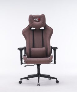 Кресло игровое с подголовником AGE M-906 Коричневая Фланель - age.kz (1)