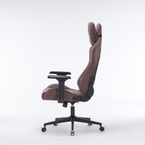 Кресло игровое с подголовником AGE M-906 Коричневая Фланель - age.kz (6)