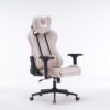 Кресло игровое с подголовником AGE M-906 Светло-бежевый Велюр - age.kz (11)