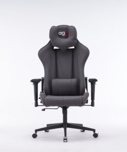 Кресло игровое с подголовником AGE M-906 Темно-серая Фланель - age.kz (1)