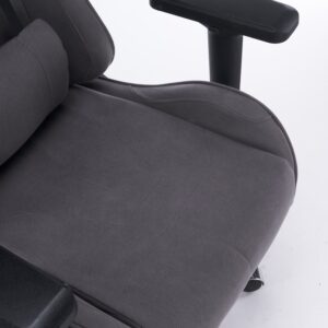 Кресло игровое с подголовником AGE M-906 Темно-серая Фланель - age.kz (13)