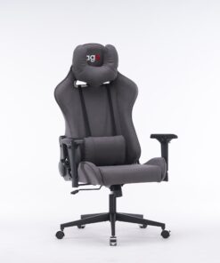 Кресло игровое с подголовником AGE M-906 Темно-серая Фланель - age.kz (2)