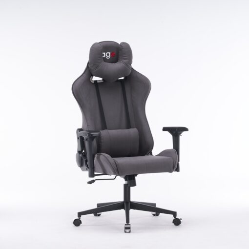 Кресло игровое с подголовником AGE M-906 Темно-серая Фланель - age.kz (2)