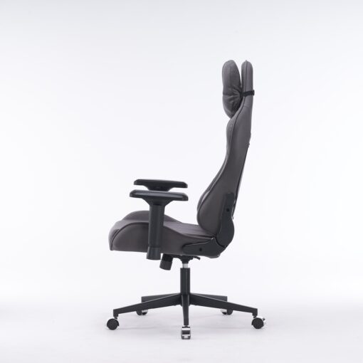 Кресло игровое с подголовником AGE M-906 Темно-серая Фланель - age.kz (8)