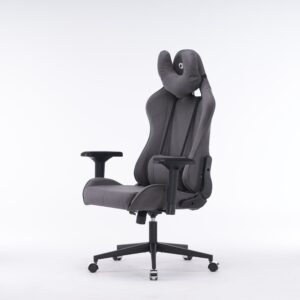 Кресло игровое с подголовником AGE M-906 Темно-серая Фланель - age.kz (9)