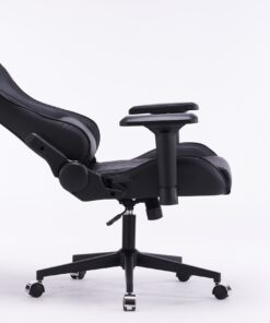 Кресло игровое с подголовником AGE M-906 Черная Перфорированная Эко Кожа - age.kz (17)