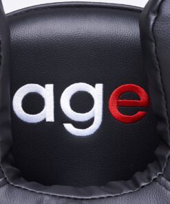 Кресло игровое с подголовником AGE M-906 Черная Перфорированная Эко Кожа - age.kz (19)