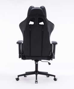 Кресло игровое с подголовником AGE M-906 Черная Перфорированная Эко Кожа - age.kz (5)