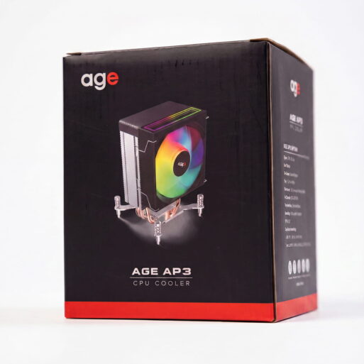 Воздушное охлаждение AGE AP3 130W ARGB - age.kz (1)